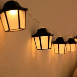 Retro Laternen Lichterketten - Vintage Außenbeleuchtung