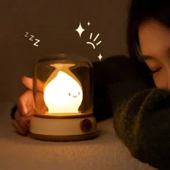 Retro LED Nachtlicht - Vintage Kleine Lampe