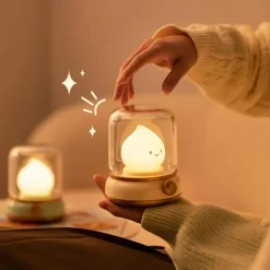 Retro LED Nachtlicht - Vintage Kleine Lampe