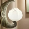 Retro Lotus Flower Wall Lamp - Vintage Home Decor Lighting
