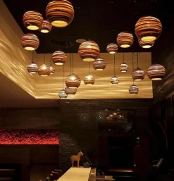 Retro Pendelleuchte - Innenbeleuchtung im ländlichen Stil