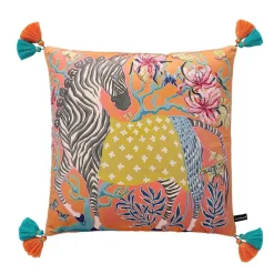 Retro Pferde Kissenbezug - Vintage Sofa Bett Dekor