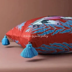 Retro Pferde Kissenbezug - Vintage Sofa Bett Dekor