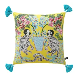 Retro Pferde Kissenbezug - Vintage Sofa Bett Dekor