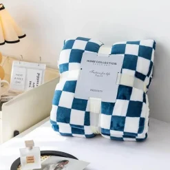 Retro Schachbrett Decke - Stilvolle Vintage Decke