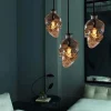 Retro Totenkopf Pendelleuchte - Vintage Glasleuchte