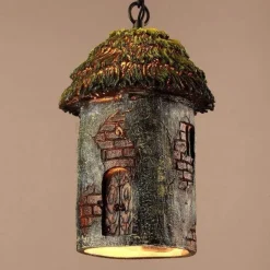 Retro Tree House Lamp - Vintage Hanging Light Fixture