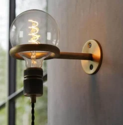 Retro Wall Lamp - Nordic Ring Mirror Sconce Light