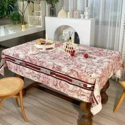 Retro wasserdichte Leinentischdecke - Pastorale Essdecke