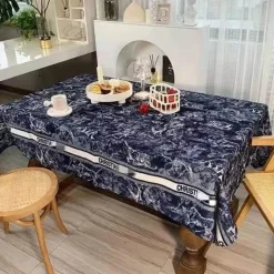 Retro wasserdichte Leinentischdecke - Pastorale Essdecke