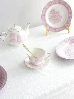 Retro-Garten-Geschirrset – Klassisches Speiseerlebnis