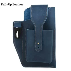 Retro-Gürteltasche aus Leder – Multifunktionaler Telefonhalter