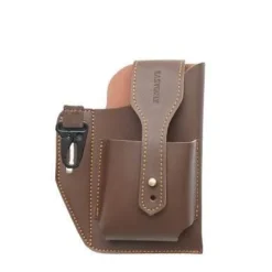 Retro-Gürteltasche aus Leder – Multifunktionaler Telefonhalter