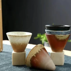 Retro-Kaffeetasse aus Keramik – Latte-Tasse aus japanischem Porzellan