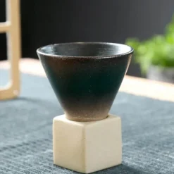 Retro-Kaffeetasse aus Keramik – Latte-Tasse aus japanischem Porzellan