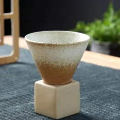 Retro-Kaffeetasse aus Keramik – Latte-Tasse aus japanischem Porzellan