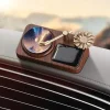 Retro-Plattenspieler-Auto-Lufterfrischer – rotierendes Solar-Design