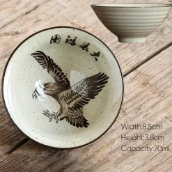 Retro-Teetassen-Set aus Keramik – Vintage-Teetassen für gemütliche Zusammenkünfte