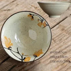 Retro-Teetassen-Set aus Keramik – Vintage-Teetassen für gemütliche Zusammenkünfte