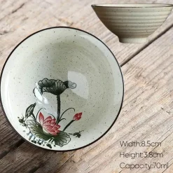 Retro-Teetassen-Set aus Keramik – Vintage-Teetassen für gemütliche Zusammenkünfte