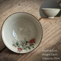 Retro-Teetassen-Set aus Keramik – Vintage-Teetassen für gemütliche Zusammenkünfte