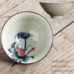 Retro-Teetassen-Set aus Keramik – Vintage-Teetassen für gemütliche Zusammenkünfte