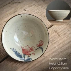 Retro-Teetassen-Set aus Keramik – Vintage-Teetassen für gemütliche Zusammenkünfte