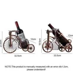 Retro-Weinregal – Eleganter Flaschen- und Glas-Organizer