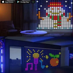 RGB Musikalische LED-Vorhanglichter - Dekorative Fenstergirlande