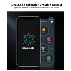 RGB Musikalische LED-Vorhanglichter - Dekorative Fenstergirlande