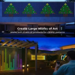 RGB Musikalische LED-Vorhanglichter - Dekorative Fenstergirlande