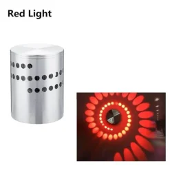 RGB Spiral Hole LED Wall Light - Fun Decorative Lighting