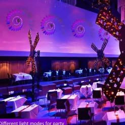 RGB Spiral Hole LED Wall Light - Fun Decorative Lighting