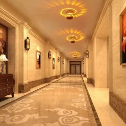 RGB Spiral Hole LED Wall Light - Fun Decorative Lighting