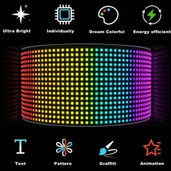 RGB-LED-Pixel-Panel – Vielseitiger Smart-Display-Bildschirm