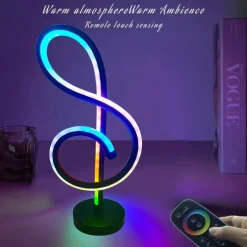 RGB-Musiknotenlampe - Symphony Tischleuchte