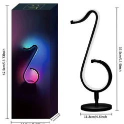 RGB-Musiknotenlampe - Symphony Tischleuchte