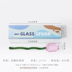 Rührlöffel aus Glas – ideal für Getränke und Säfte