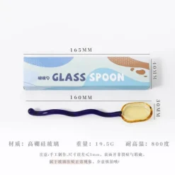 Rührlöffel aus Glas – ideal für Getränke und Säfte