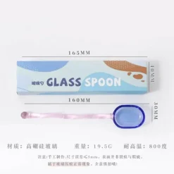 Rührlöffel aus Glas – ideal für Getränke und Säfte