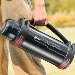 Riesige Edelstahl-Thermosflasche – Isolierter Getränkebehälter