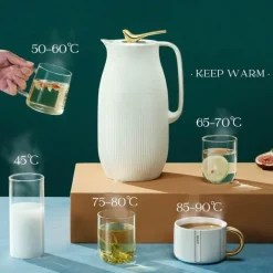 Riesige isolierte Thermoskanne – Minimalistischer Behälter für Heißgetränke