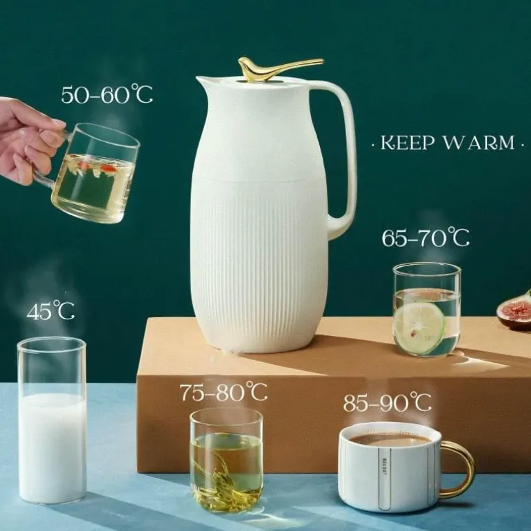 Riesige isolierte Thermoskanne – Minimalistischer Behälter für Heißgetränke