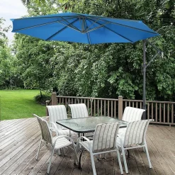 Riesiger Hängeschirm für den Außenbereich – UV-beständiger Terrassenschirm