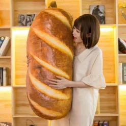Riesiges Brot-Plüschkissen - Dekoratives Lebensmittelkissen
