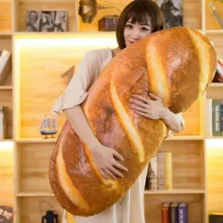 Riesiges Brot-Plüschkissen - Dekoratives Lebensmittelkissen