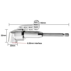 Right Angle Drill Attachment - 360 Degree Extension Tool for Tight Spaces