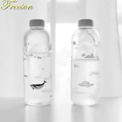 Robbenwal-Wasserflasche mit Hülle – Kreatives Camping-Trinkgeschirr