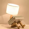 Robot Table Lamp - Creative Book Holder Design