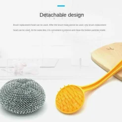 Robuste Drahtkugelbürste – Küchenreinigungswerkzeug